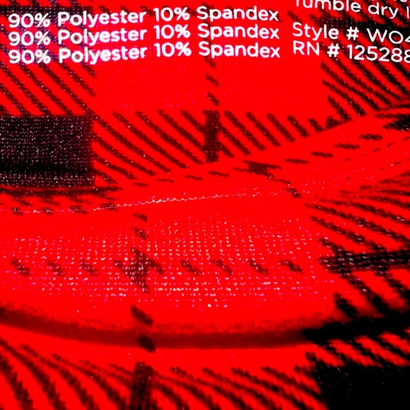 Red NWT Rae Dunn Merry Plaid Pajama Cami Panty 2 Piece Set - Picture 4 of 6